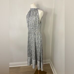 Dex Floral High-Neck Dress Size M